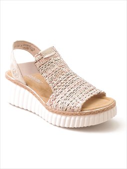 Rieker H�jfrontsandal. 69172-60